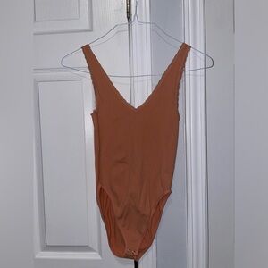 Peach bodysuit